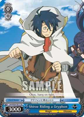 Shiroe Riding a Gryphon card image