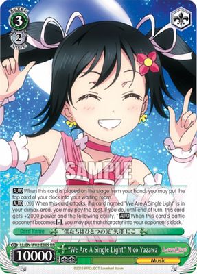 “We Are A Single Light” Nico Yazawa