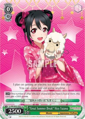 “Great Summer Break” Nico Yazawa