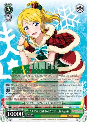 “A Present for You” Eli Ayase