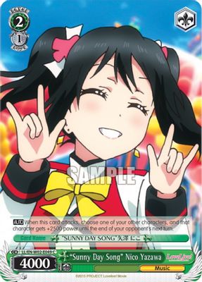 “Sunny Day Song” Nico Yazawa