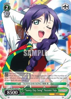 “Sunny Day Song” Nozomi Tojo card image