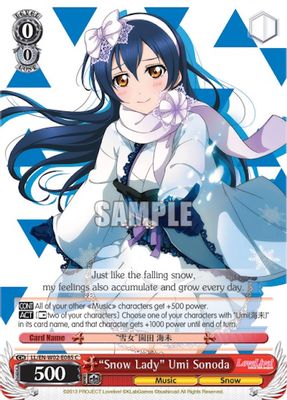 “Snow Lady” Umi Sonoda