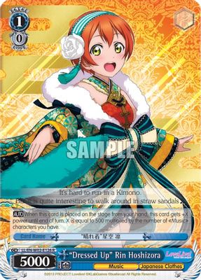 “Dressed Up” Rin Hoshizora