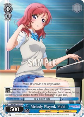 Melody Played, Maki card image