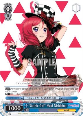 “Gothic Girl” Maki Nishikino card image