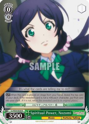 Spiritual Power, Nozomi card image