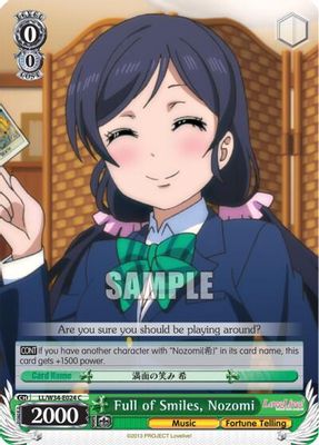 Full of Smiles, Nozomi card image