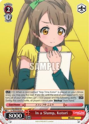 In a Slump, Kotori card image