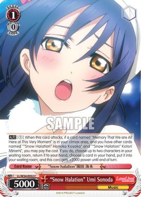 "Snow Halation" Umi Sonoda