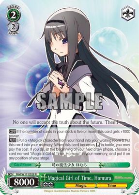 Magical Girl of Time, Homura card image