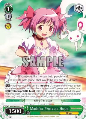 Madoka Protects Hope card image