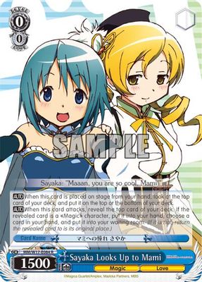 Sayaka Looks Up to Mami