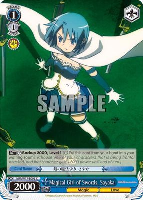 Magical Girl of Swords, Sayaka
