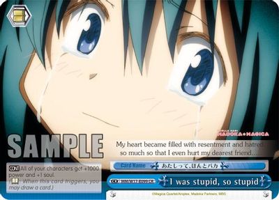I was stupid, so stupid card image