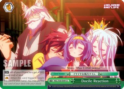 Docile Reaction card image