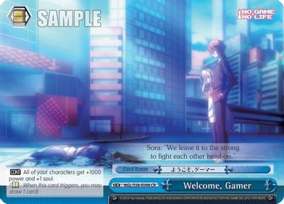 Welcome, Gamer card image