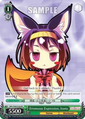 Erroneous Expression, Izuna card image