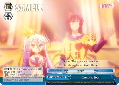 Coronation card image