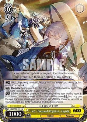 Two Thousand Replicas, Nayuta card image