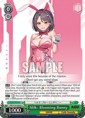 Milk: Blooming Bunny card image