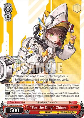 “For the King” Chime card image