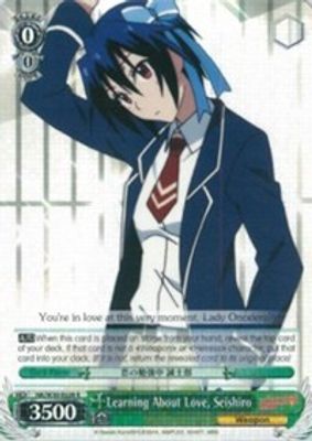 Learning About Love, Seishiro card image