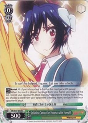Seishiro Cannot be Honest with Herself card image