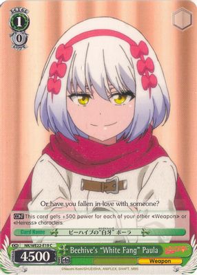 Beehive's "White Fang" Paula