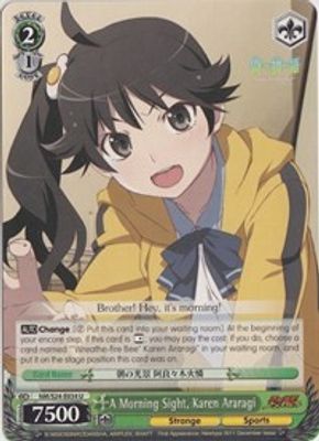 A Morning Sight, Karen Araragi card image