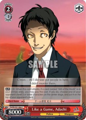 Like a Game, Adachi card image