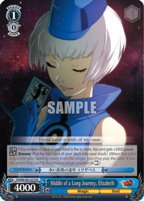 Middle of a Long Journey, Elizabeth card image
