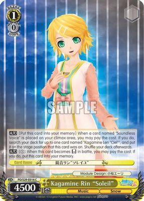 Kagamine Rin "Soleil" card image