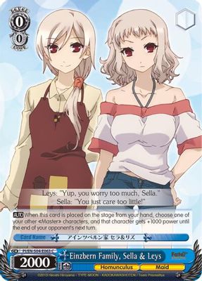 Einzbern Family, Sella & Leys card image