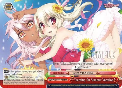Yearning for Summer Vacation card image