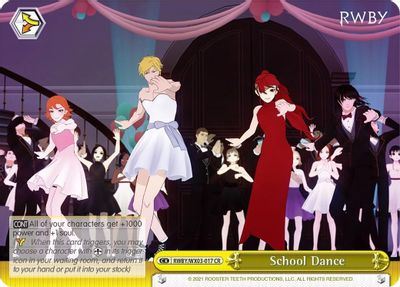 School Dance card image