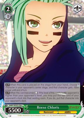 Reese Chloris card image