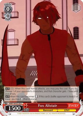 Fox Alistair card image