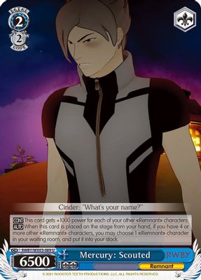 Mercury: Scouted card image