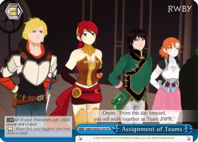 Assignment of Teams card image