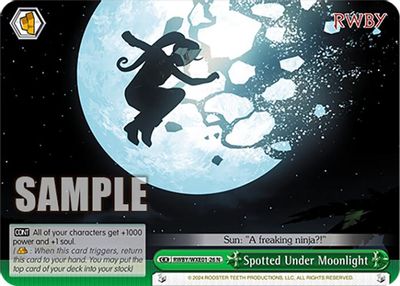 Spotted Under Moonlight card image