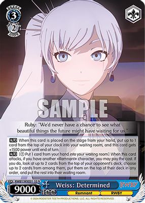 Weiss: Determined card image