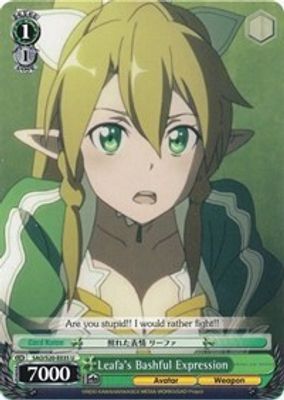 Leafa's Bashful Expression card image