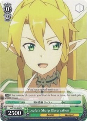 Leafa's Sharp Observation card image