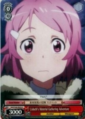 Lisbeth's Material Gathering Adventure