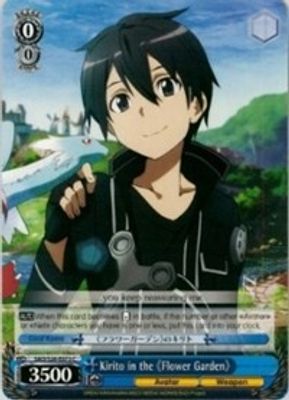 Kirito in the 《Flower Garden》 card image
