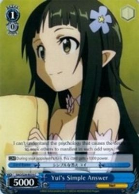 Yui's Simple Answer card image