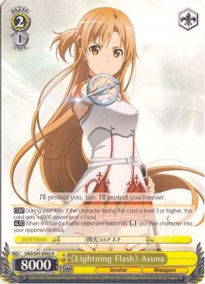 《Lightning Flash》Asuna card image
