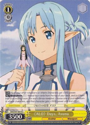 《ALO》 Days, Asuna