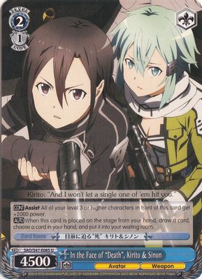 In the Face of “Death”, Kirito & Sinon